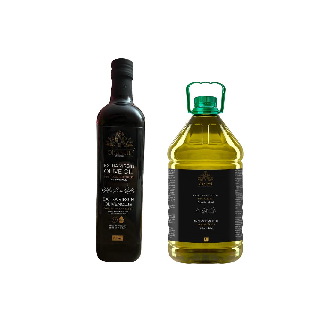 Extra Virgin Olive Oil 750 ML + 5 liter